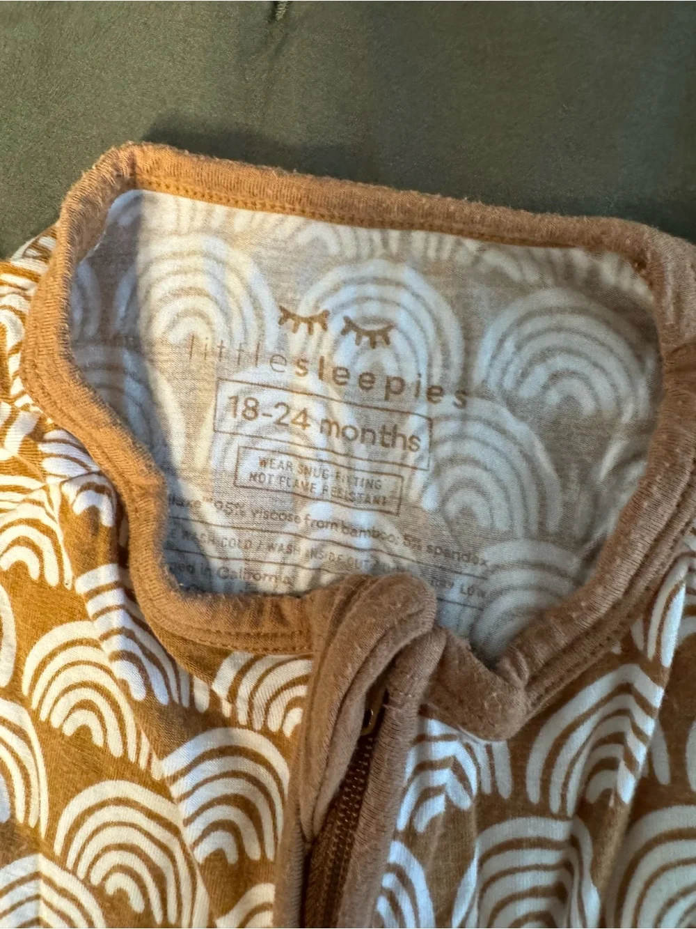 Little Sleepies brown short